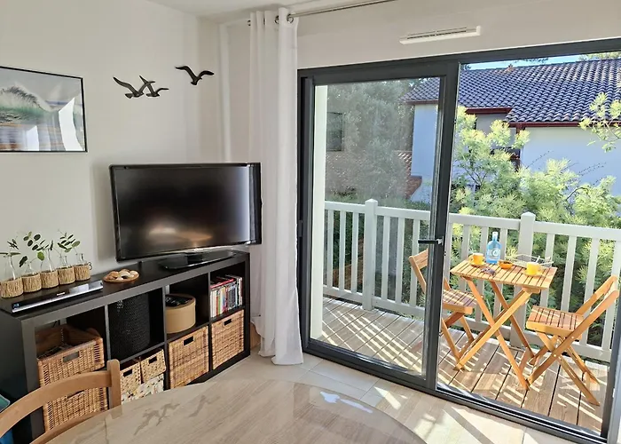 Lejlighed T3 De Standing Entre Et A Hossegor, Lumineux Avec Balcon, Parking Et Wifi Inclus - Fr-1-239-1006 Soorts-Hossegor